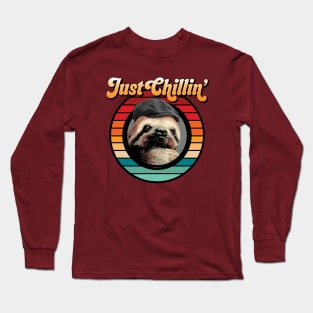 Chillin’ Sloth Long Sleeve T-Shirt